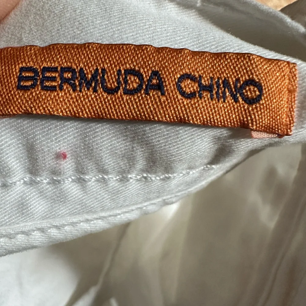 Tory Burch NWT white Bermuda Chino long shorts 25 logo buttons multiple pockets* - Picture 10 of 12